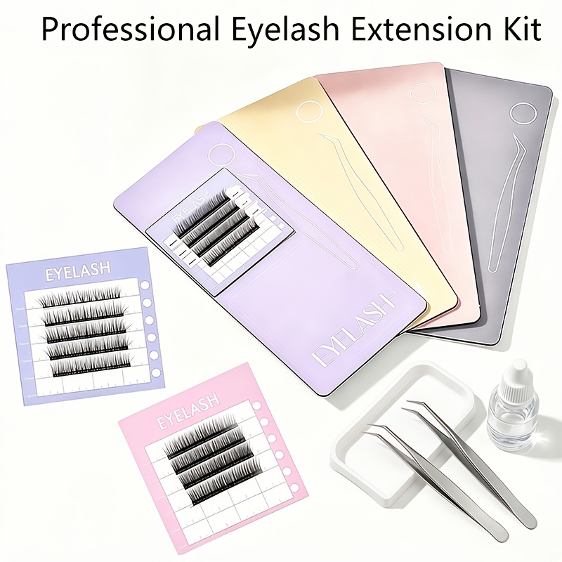 Eyelash Extension Salon - 3종 전문가용 마그네틱 속눈썹 연장 키트