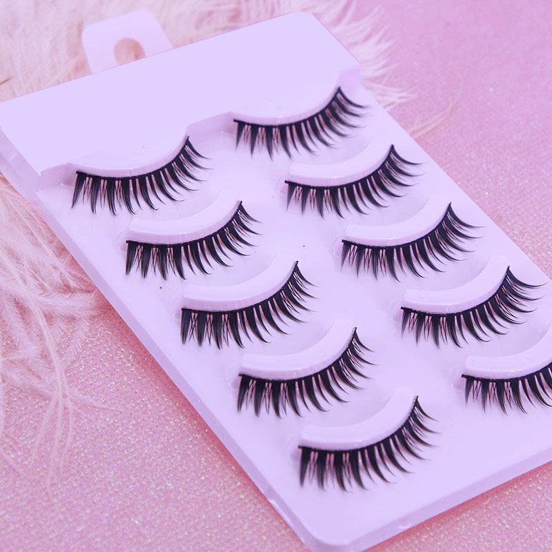 Eyelash Extension Japanese Style - 수제 5쌍 일본 스타일 작은 악마