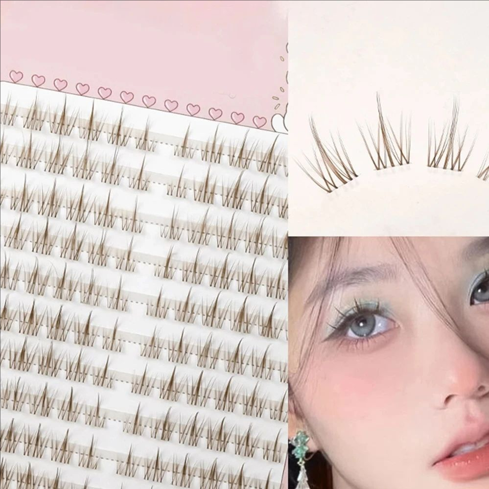 Eyelash Extension In Chinese - MJ 브라운 해바라기 가짜 속눈썹 블랙