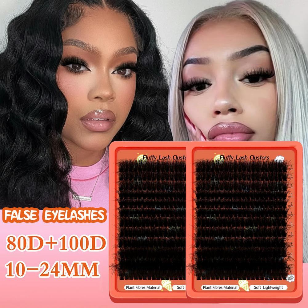 Mega Volume Lash - 러시안 볼륨 래쉬 클러스터 키트 80D