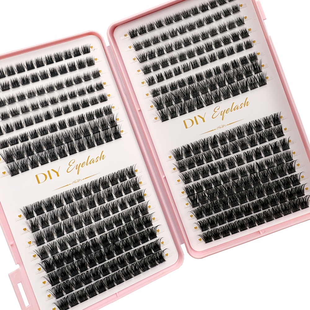DIY 속눈썹 연장 책, 384/416 D-컬 클러스터 - Eyelash Extension In Chinese 리뷰 및 가격