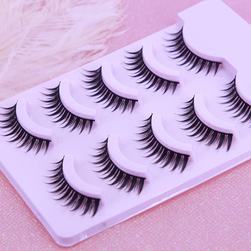 수제 5쌍 일본 스타일 작은 악마 가짜 속눈썹 자연스러 - Eyelash Extension Japanese Style 리뷰 및 가격