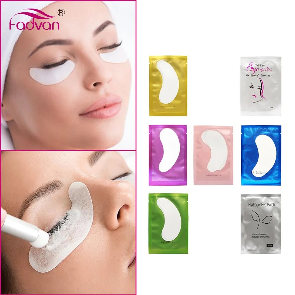 50/100 쌍 확장 젤 용 아이 패치 린트 프리 페이 - Under Eye Gel 리뷰 및 가격