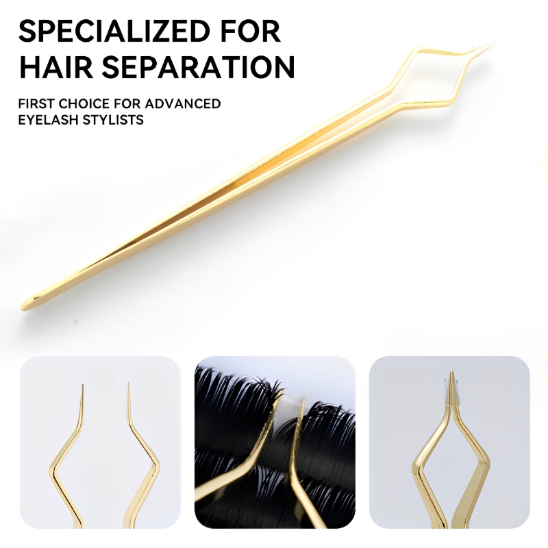 5/1pcs 속눈썹 연장을위한 새로운 스테인레스 스틸  - Isolation Tweezer Curved 리뷰 및 가격
