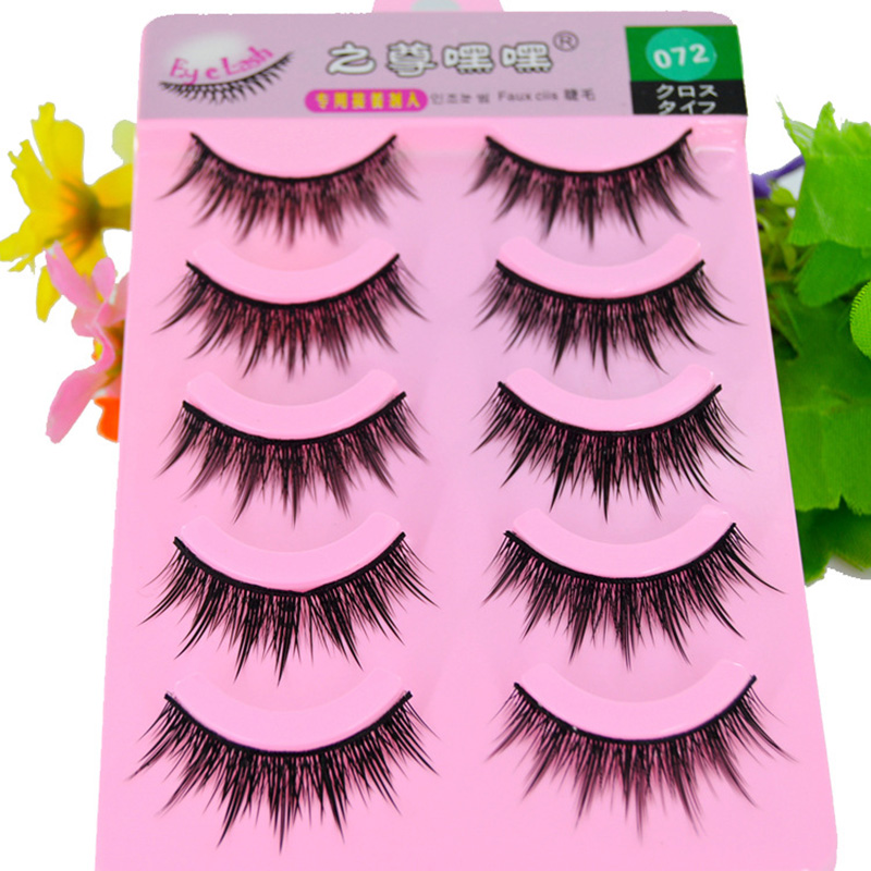 5 쌍 길고 두꺼운 천연 일본식 가짜 속눈썹 코스프레  - Eyelash Extension Japanese Style 리뷰 및 가격