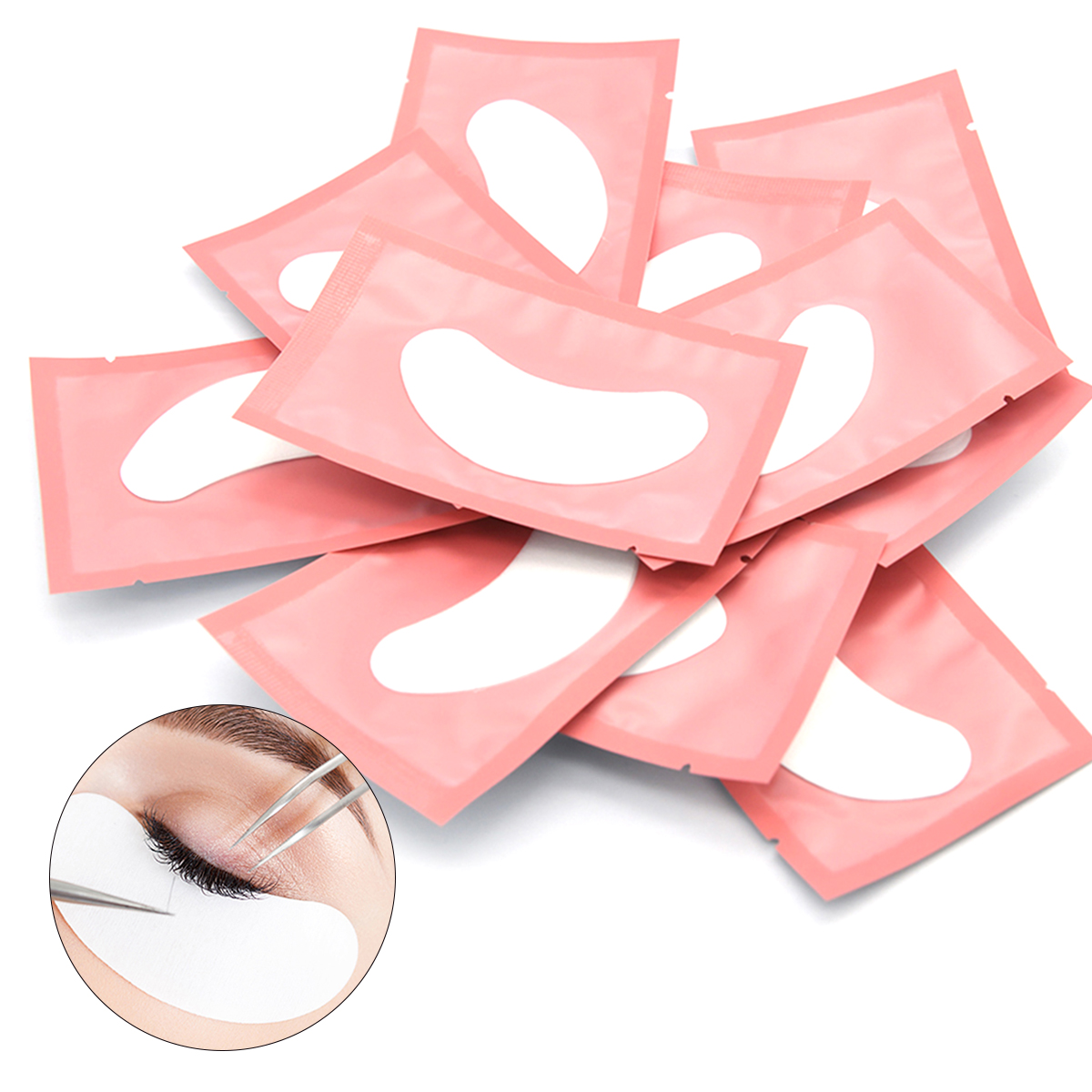 50 쌍 하이드로 겔 아이 패치 언더 아이 패드 속눈썹 - Under Eye Gel 리뷰 및 가격