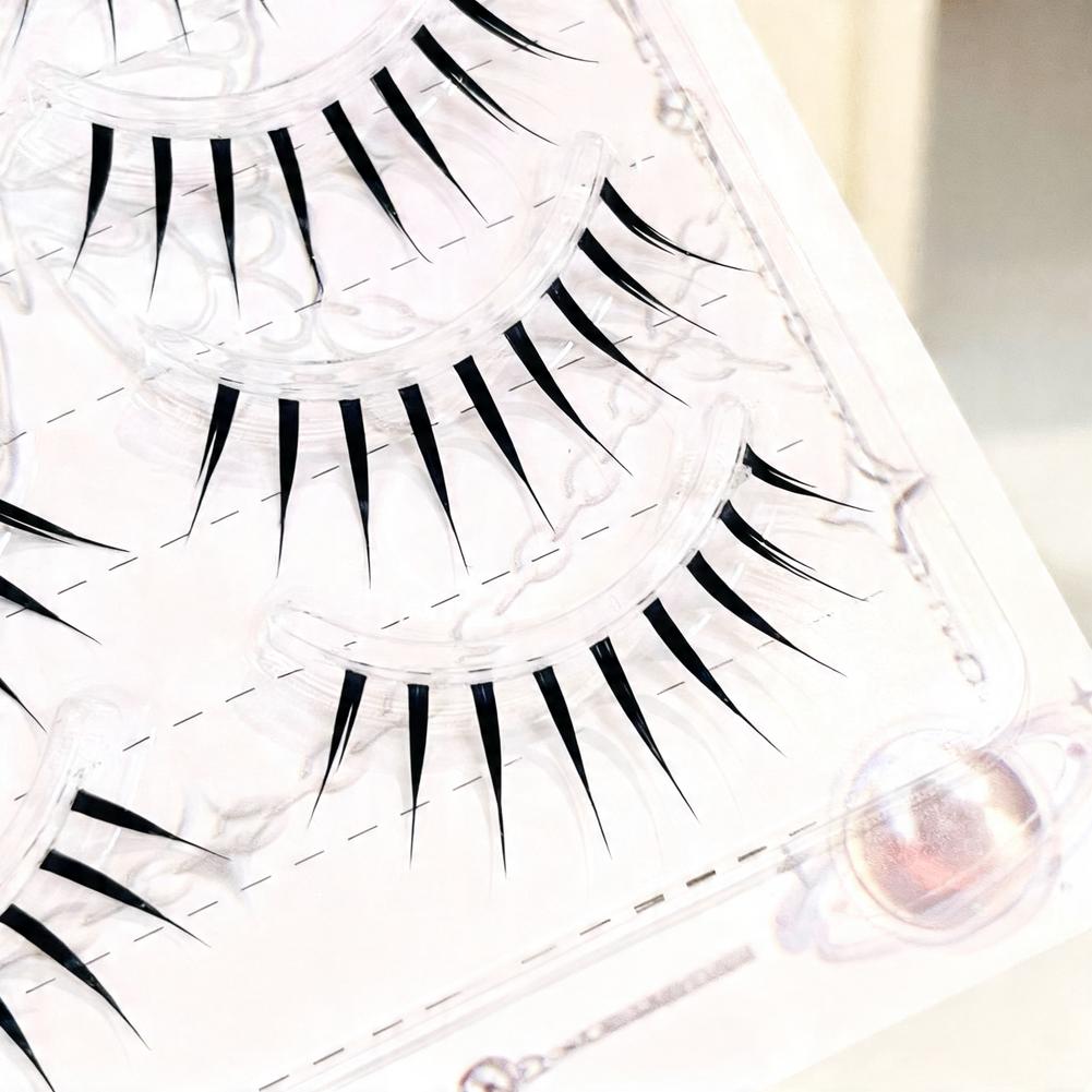 5쌍 천연 인조 속눈썹 일본 스타일 투명 밴드 부드러운 - Eyelash Extension Japanese Style 리뷰 및 가격