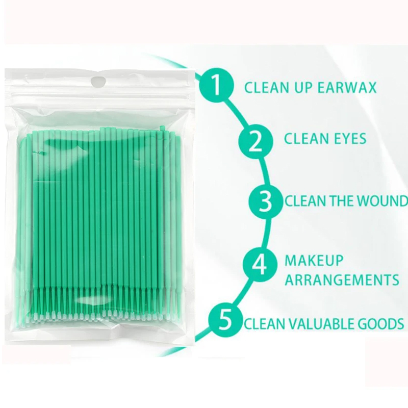 50/100PCS 일회용 마이크로 브러쉬 속눈썹 연장  - Eyelash Extension Removal 리뷰 및 가격