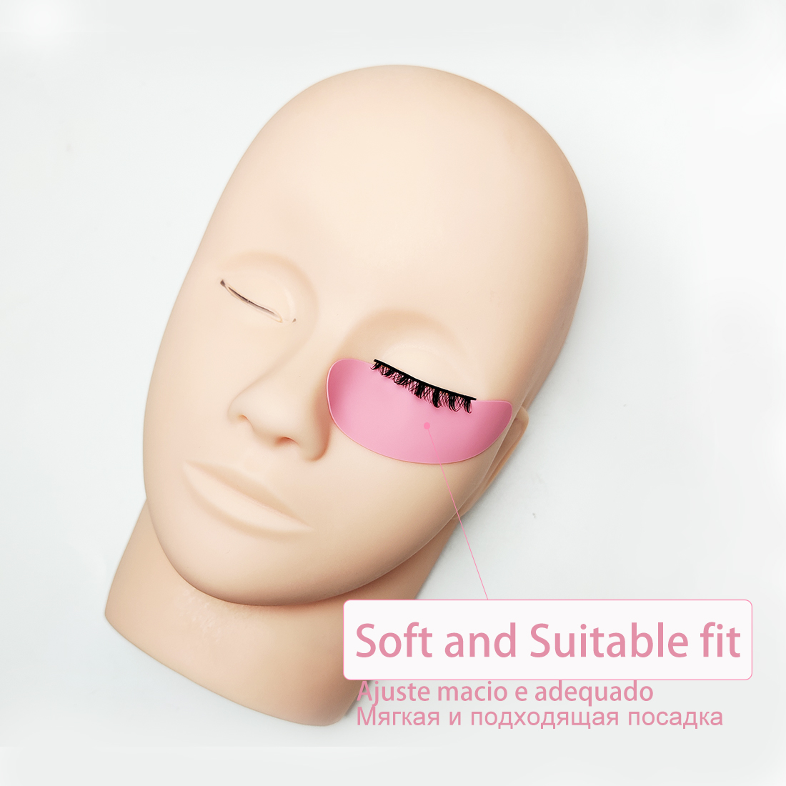 1쌍 재사용 가능 속눈썹 패드 실리콘 스트라이프 래쉬  - Under Eye Gel 리뷰 및 가격