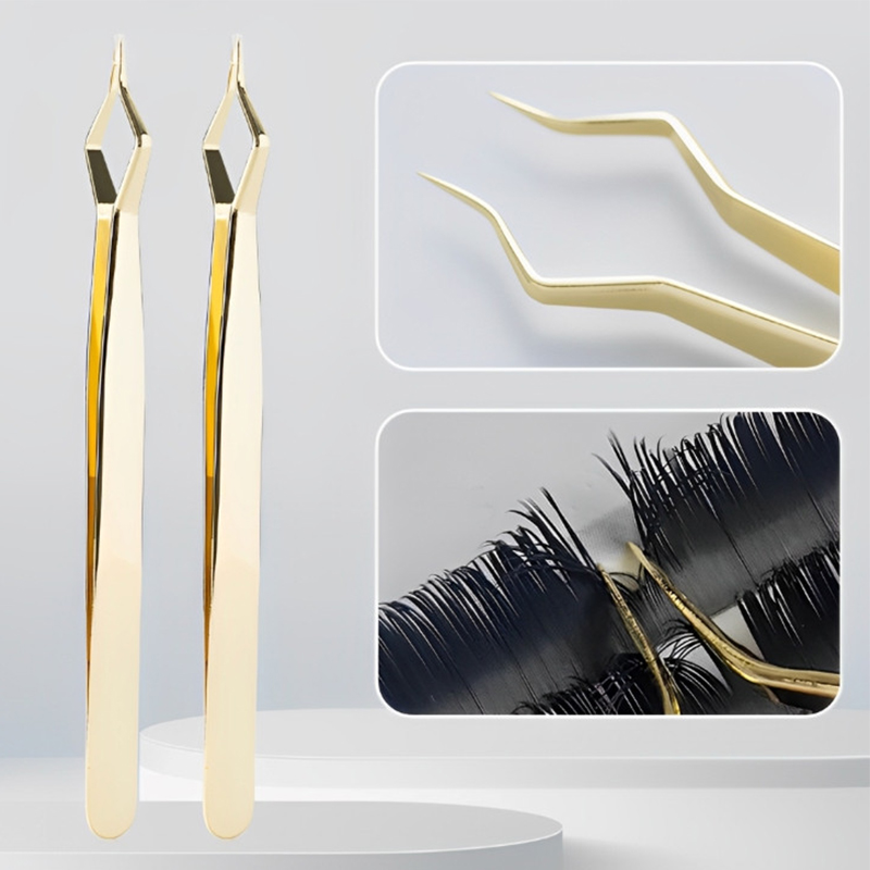 새로운 디자인의 절연 속눈썹 연장 핀셋 고정밀 스테인레 - Isolation Tweezer Curved 리뷰 및 가격