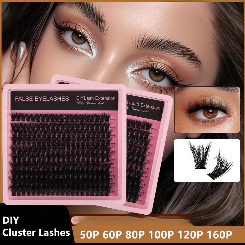 8~16mm D컬 플러피 래쉬 클러스터 밍크 볼륨 속눈 - Eyelash Extension Salon 리뷰 및 가격