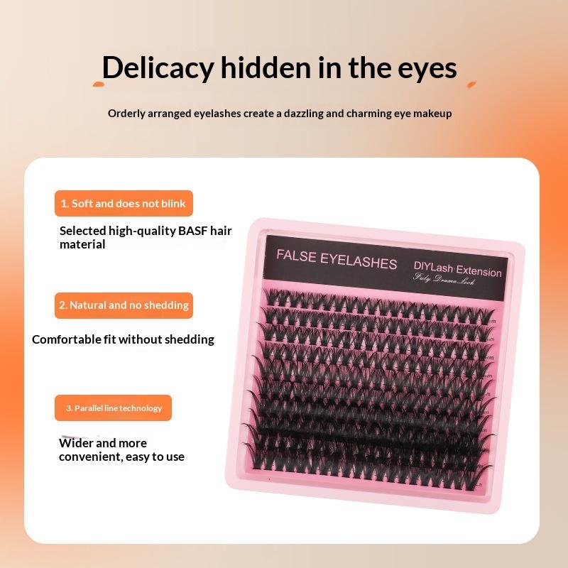 8~16mm D컬 플러피 래쉬 클러스터 밍크 볼륨 속눈 - Eyelash Extension Salon 리뷰 및 가격