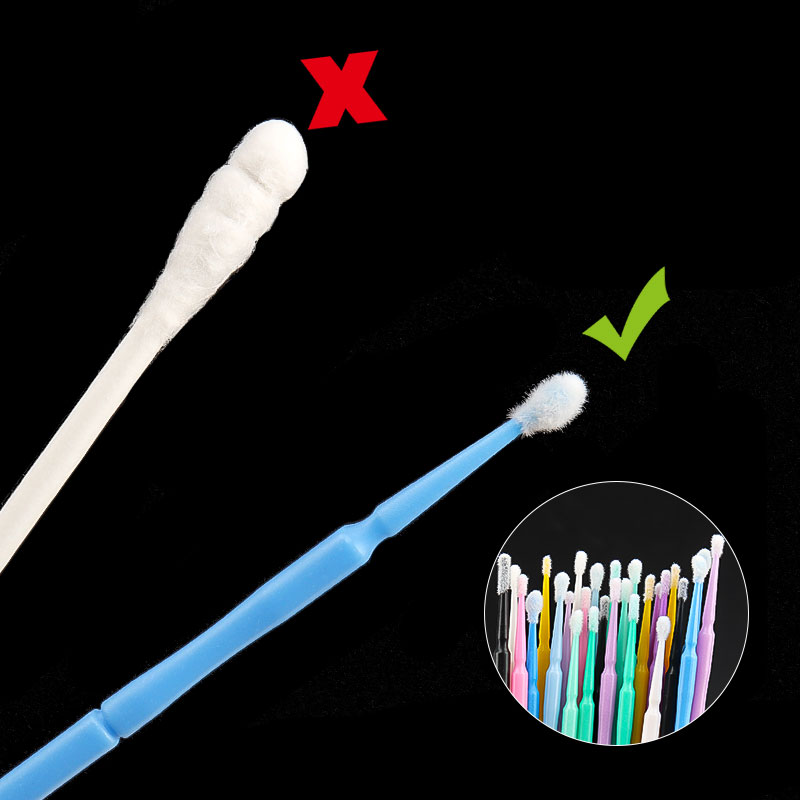 100개/봉지 대나무 속눈썹 연장 클리닝 면봉 래쉬 리 - Eyelash Extension Removal 리뷰 및 가격