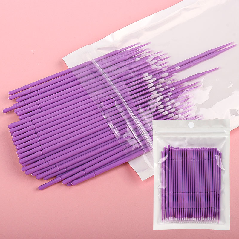 100개/봉지 대나무 속눈썹 연장 클리닝 면봉 래쉬 리 - Eyelash Extension Removal 리뷰 및 가격