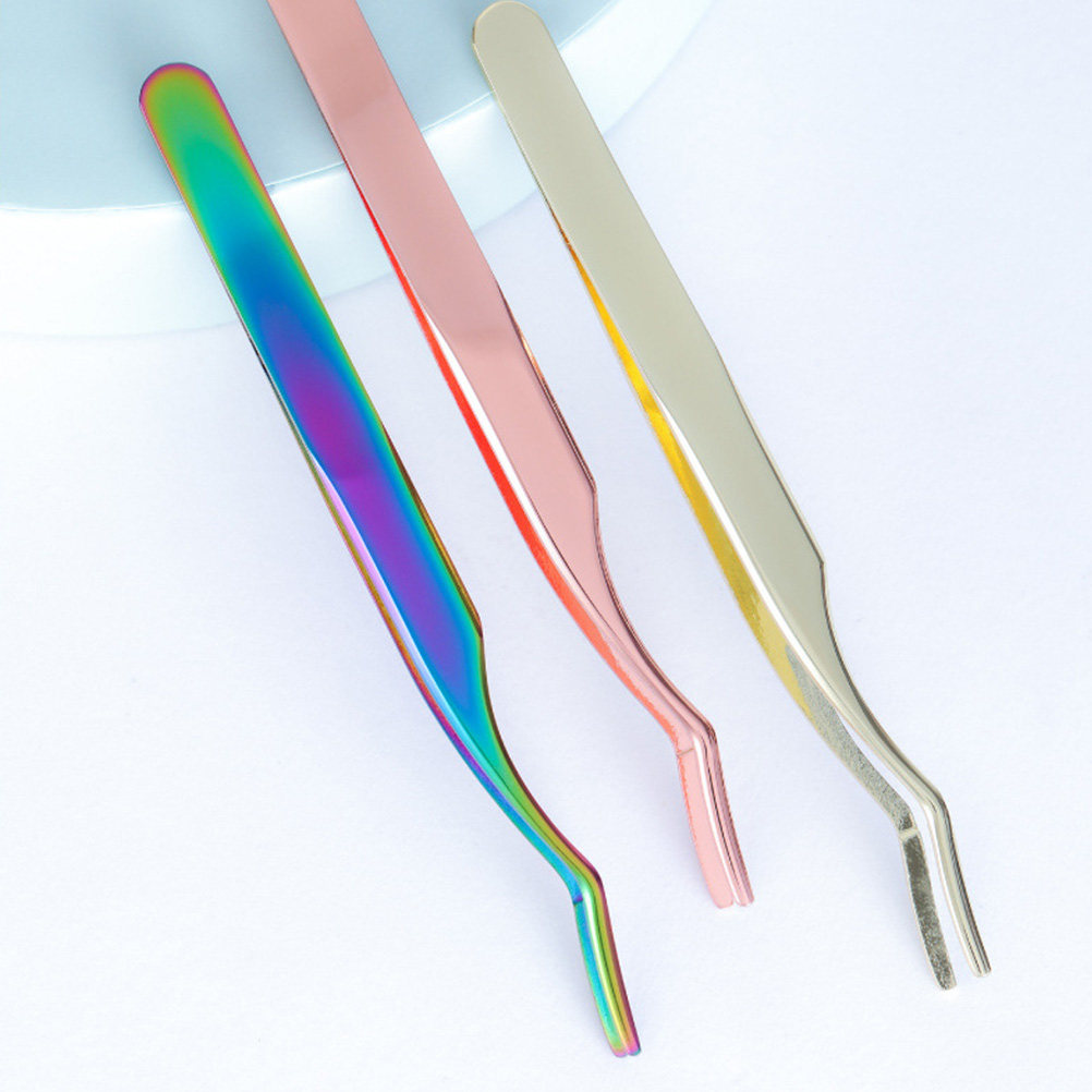 2개입 프리미엄 메탈 속눈썹 집게 여성용 곡선형 팁 속 - Isolation Tweezer Curved 리뷰 및 가격