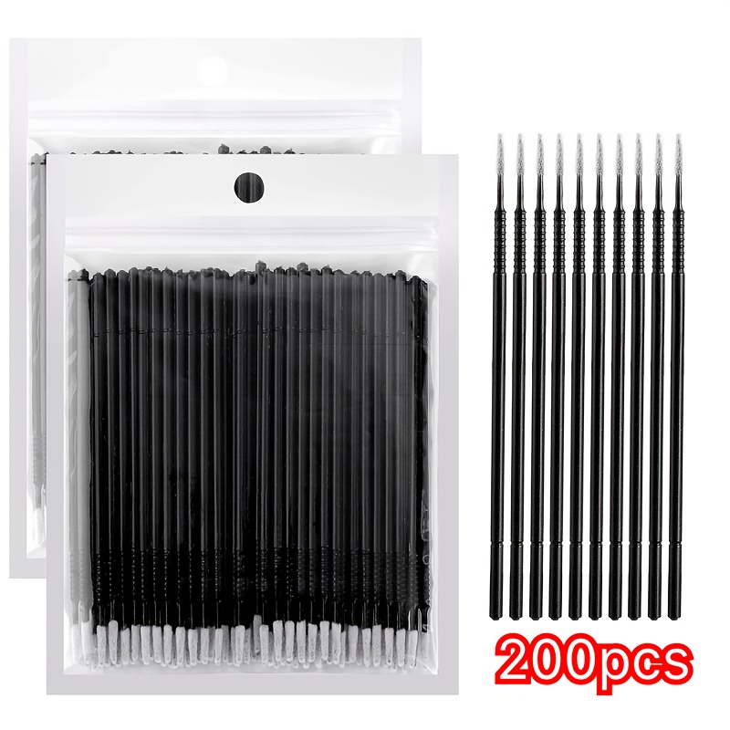 200개입 속눈썹 연장 도구 일회용 마이크로 브러쉬 속 - Eyelash Extension Removal 리뷰 및 가격