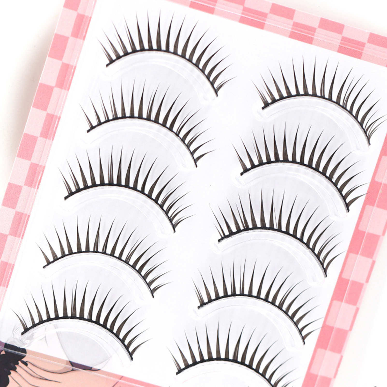 5쌍 일본 스타일 인조 속눈썹 일체형 깃털 디자인 자연 - Eyelash Extension Japanese Style 리뷰 및 가격