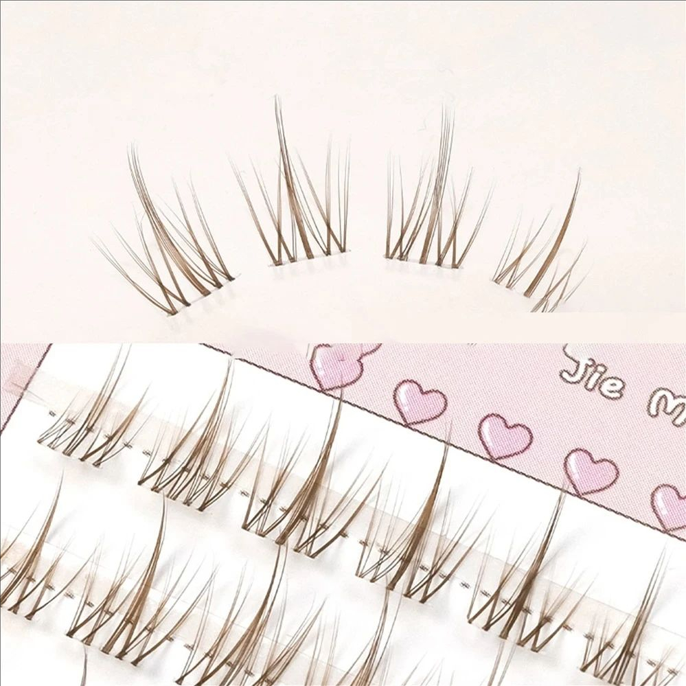 MJ 브라운 해바라기 가짜 속눈썹 블랙 자연 만화 속눈 - Eyelash Extension In Chinese 리뷰 및 가격