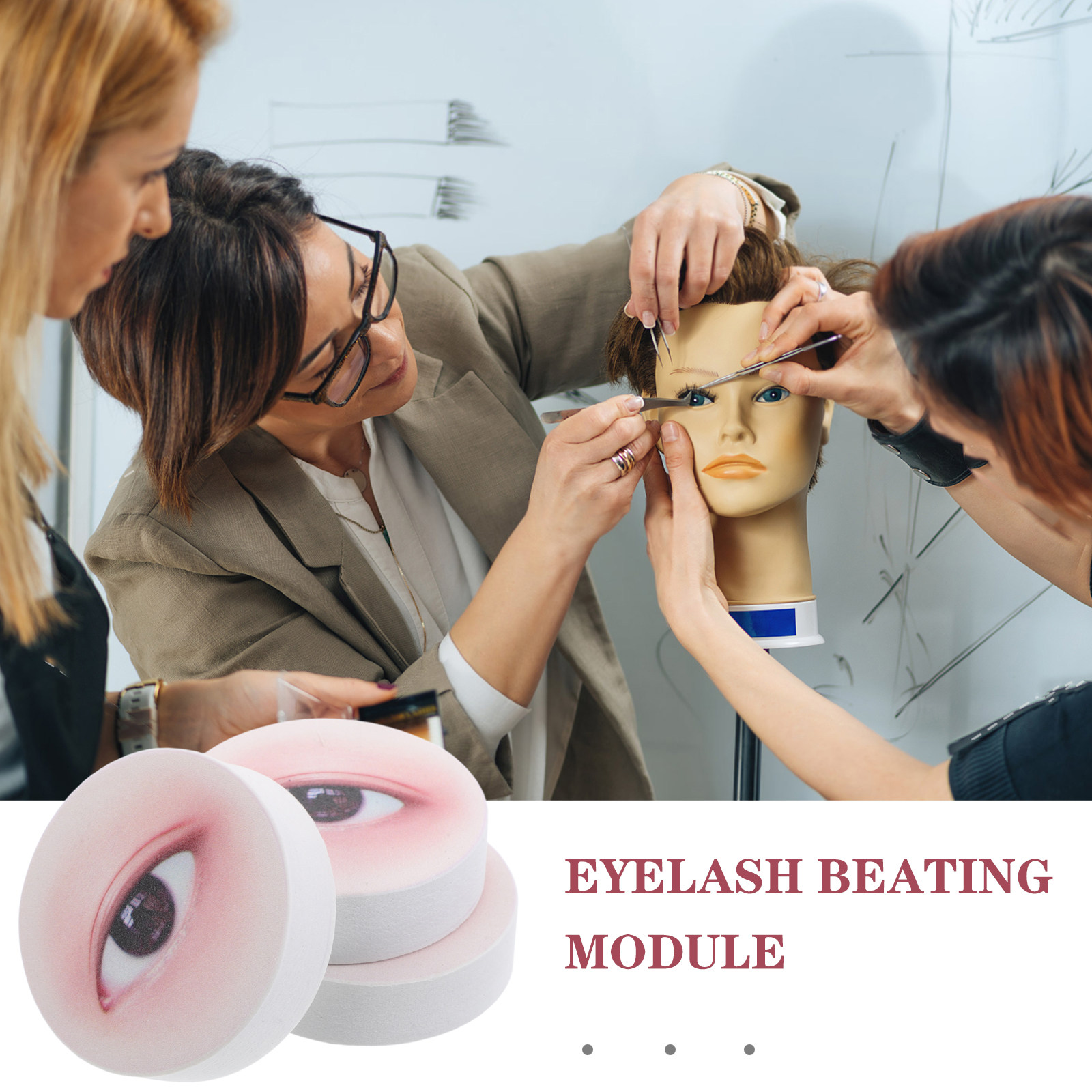 3개입 속눈썹 연장 연습 보드 블랙 재사용 가능 속눈썹 - Eyelash Extension Salon 리뷰 및 가격