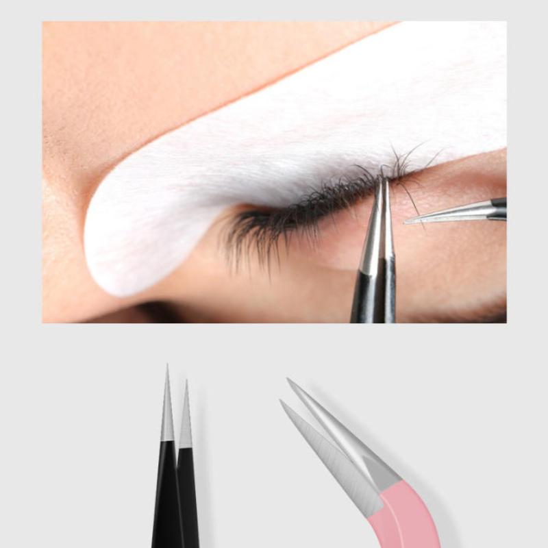 새로운 1개 스테인레스 스틸 속눈썹 연장용 핀셋 곡선형 - Eyelash Extension Salon 리뷰 및 가격